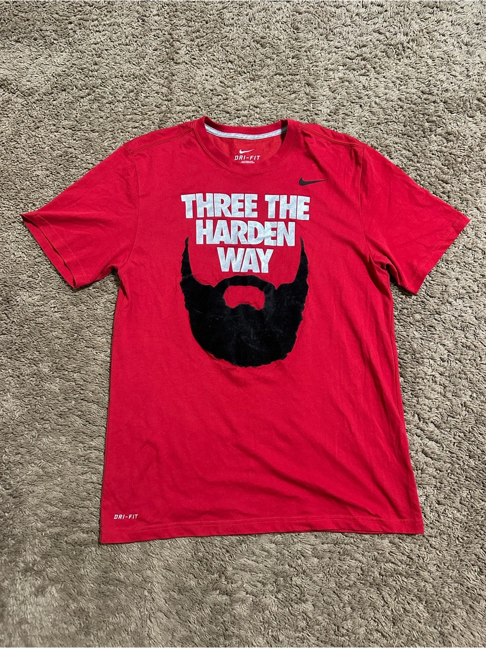 Vintage NBA Nike James Harden “the beard” shirt 00s size medium